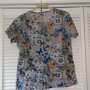 Disney Winnie the Pooh Scrub Top